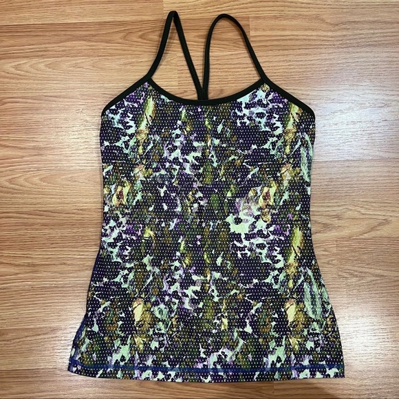 LULULEMON GREEN PURPLE TANK TOP WOMEN SIZE 6 - Picture 8 of 8